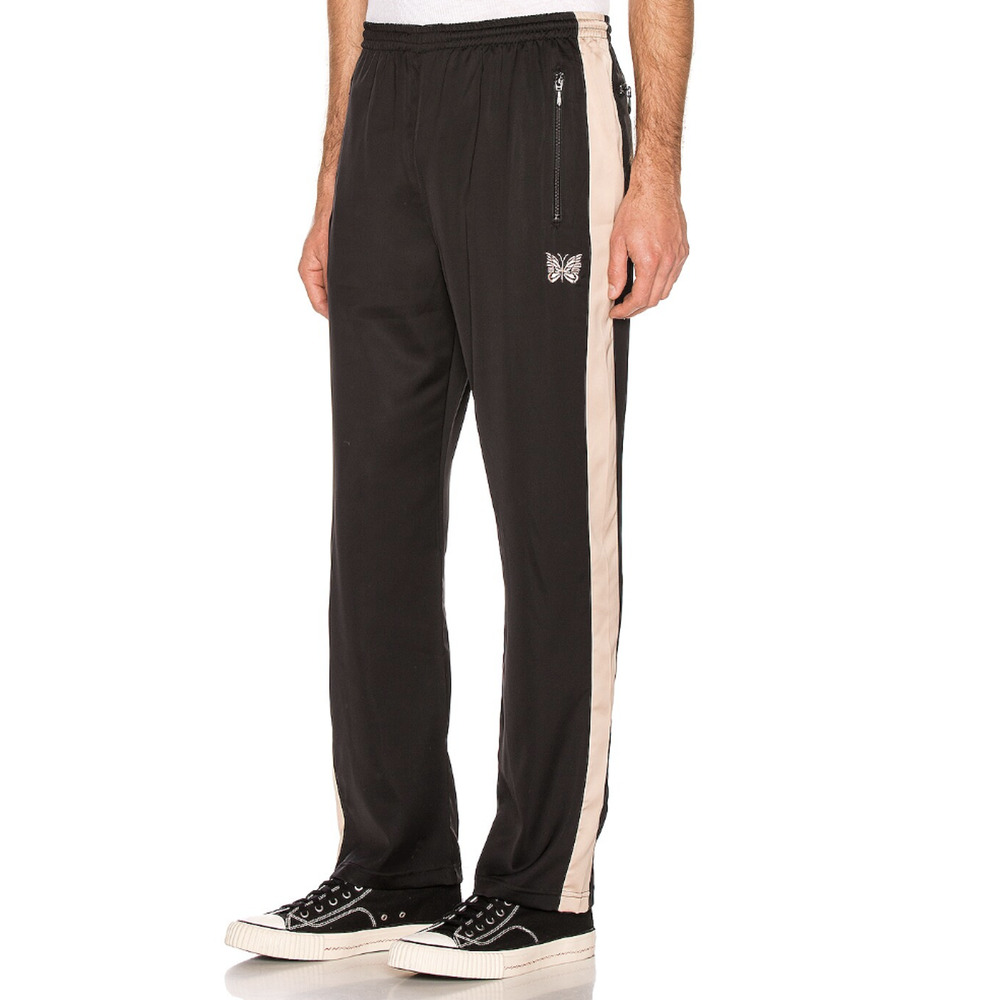 NEEDLES Papillion Embroidered Side Line Track Pant size SMALL